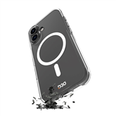 Puro Cover Impact Clear D3O® Bio for iPhone 16, transparent - Case