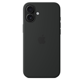 Apple Silicone Case with Magsafe, iPhone 16 Plus, черный - Чехол