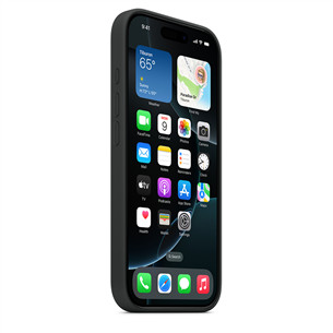 Dėklas Apple Silicone Case with Magsafe, iPhone 16 Pro, juodas Prekė-MYYJ3ZM/A