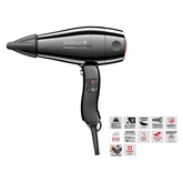 Plaukų džiovintuvas Valera Swiss Silent Jet 7500 Light, 2000 W, juodas Prekė-SXJ7500DRC