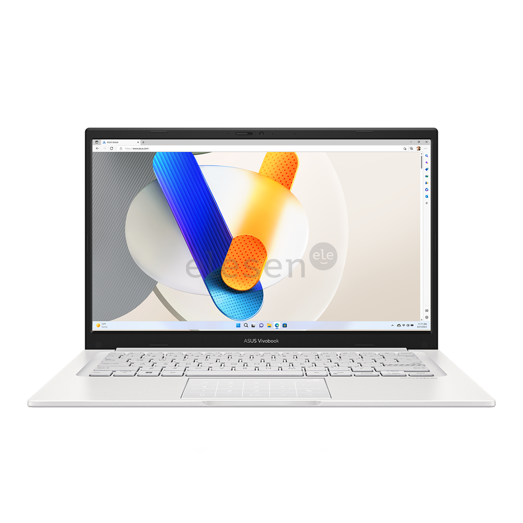 Asus Vivobook 14, 14'', FHD, i5, 16 GB, 512 GB, ENG, baltas - Nešiojamas kompiuteris