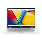 Asus Vivobook S 14 Flip OLED, 14'', 90 Hz, 2.8K, OLED, Ryzen 5, 16 GB, 1 TB, sidabro spalvos - Nešiojamas kompiuteris