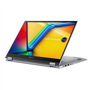 Asus Vivobook S 14 Flip OLED, 14'', 90 Hz, 2.8K, OLED, Ryzen 5, 16 GB, 1 TB, sidabro spalvos - Nešiojamas kompiuteris