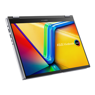 Asus Vivobook S 14 Flip OLED, 14'', 90 Hz, 2.8K, OLED, Ryzen 5, 16 GB, 1 TB, sidabro spalvos - Nešiojamas kompiuteris