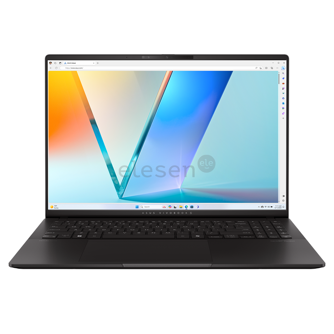 Asus Vivobook S 16 OLED, 16'', 3.2K, 120 Hz, OLED, Ryzen 7, 16 GB, 1 TB, neutral black - Notebook