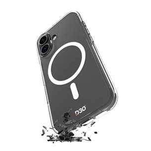 Dėklas Puro Cover Impact Clear D3O® Bio for iPhone 16 Plus, skaidrus Prekė-PUIPC1667IMPCLD3OTR PUIPC1667IMPCLD3OTR