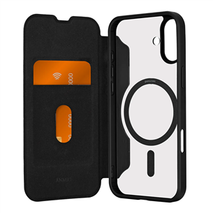 Dėklas Puro BOOK MAG Booklet Case for iPhone 16 Plus, juodas Prekė-PUIPC1667BKMAGBLK PUIPC1667BKMAGBLK