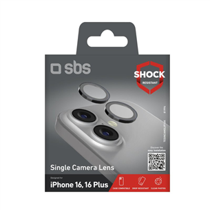 Fotoaparato objektyvo apsauga SBS Single protective lenses for camera, iPhone 16 / 16 Plus Prekė-TESINCAMGLIP16K