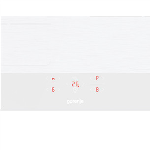 Gorenje, width 59,5 cm, frameless, white - Built-in induction hob