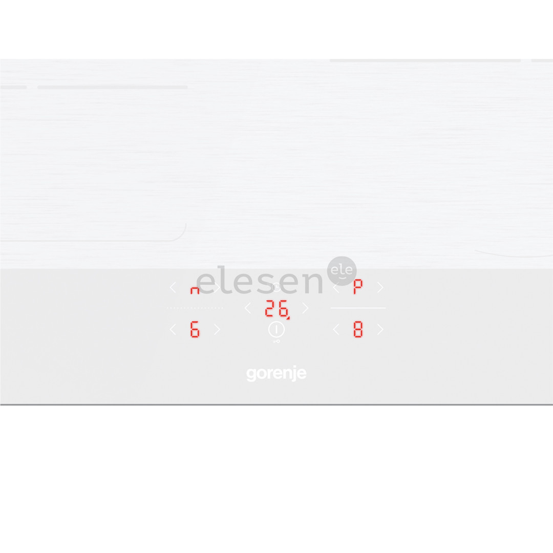 Gorenje, width 59,5 cm, frameless, white - Built-in induction hob