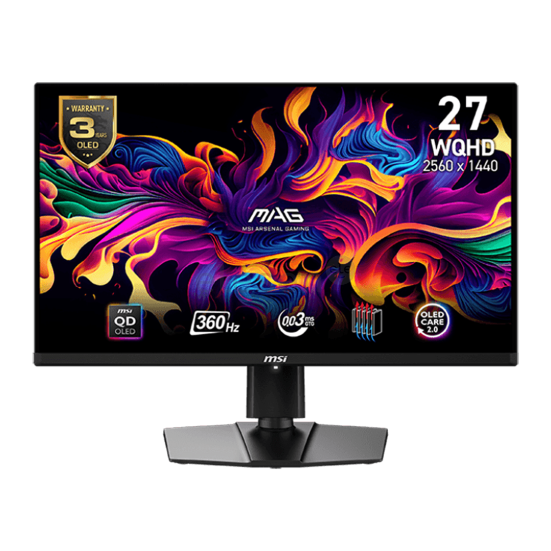 Monitorius MSI MAG271 QPX, 27'', 360 Hz, QHD, QD-OLED, juodas Prekė-MAG271QPXQD-OLED