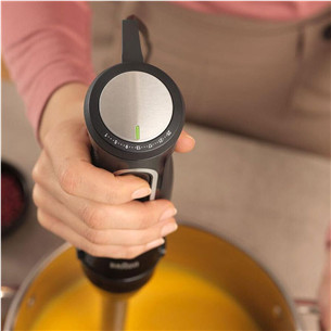 Braun MultiQuick 5 Pro, juodas - Rankinis trintuvas