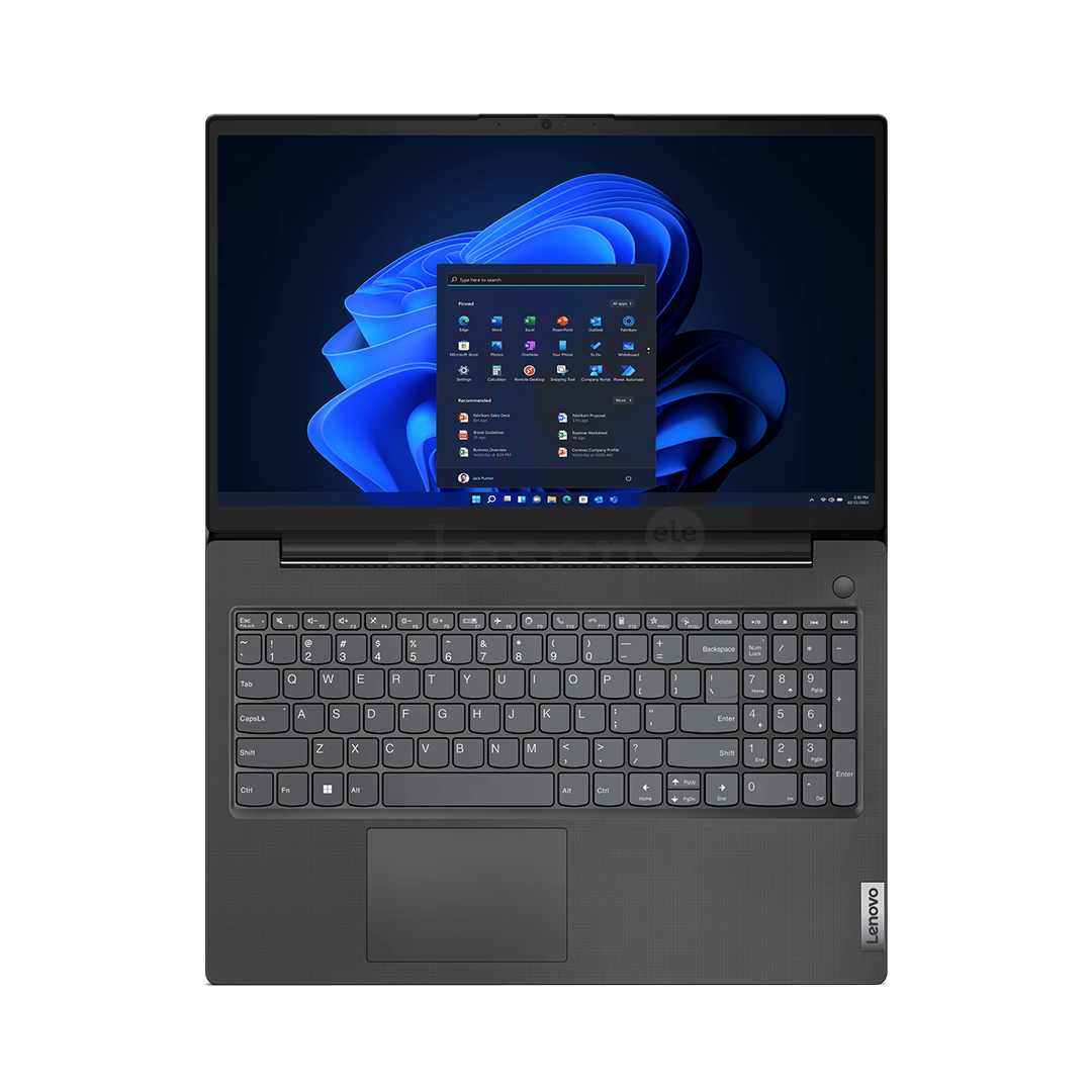 Nešiojamas kompiuteris Lenovo V15 Gen 4 AMN, 15.6'', FHD, Ryzen 5, 16 GB, 512 GB, Radeon 610M, SWE, juoda Prekė-82YU00UBMX