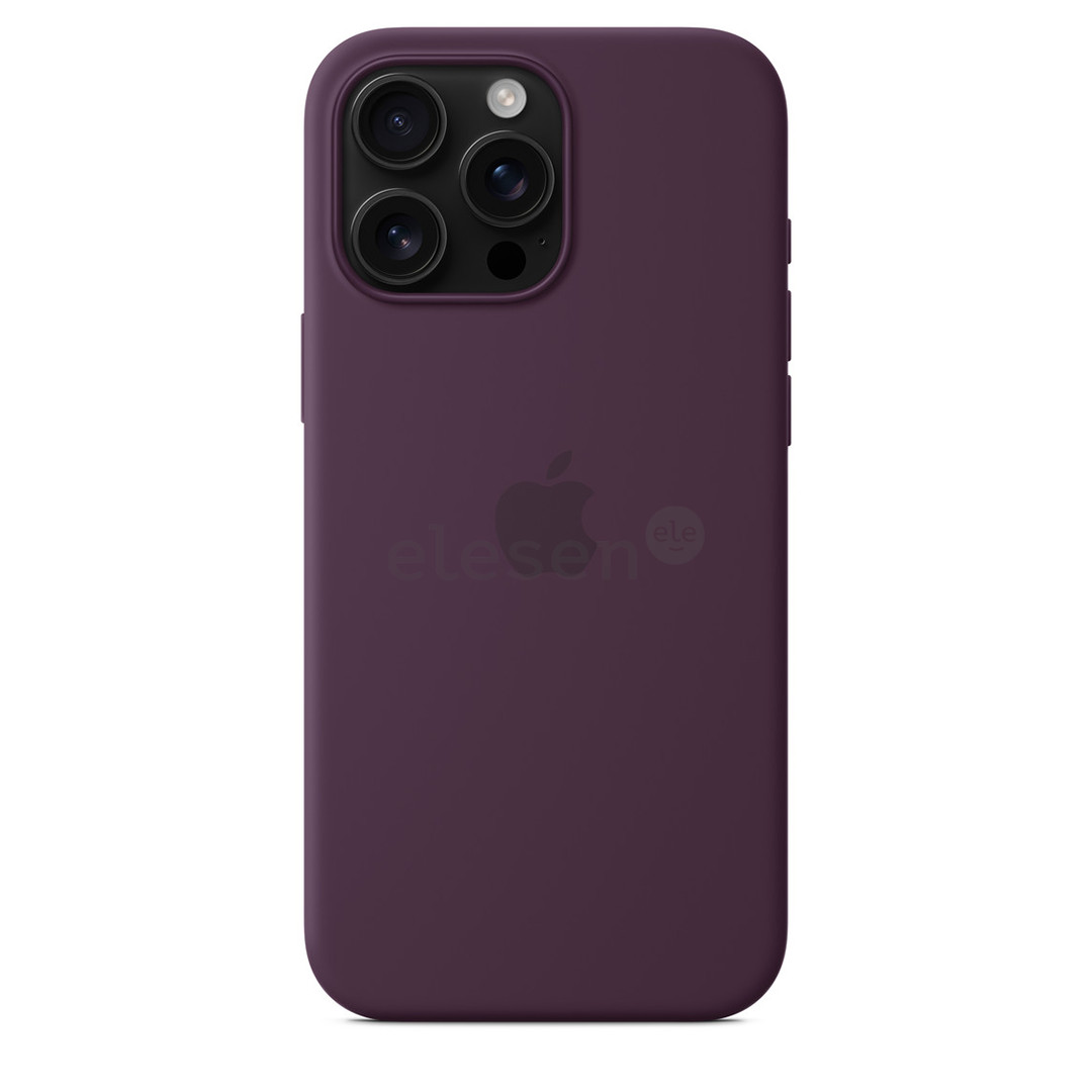 Apple Silicone Case with Magsafe, iPhone 16 Pro Max, plum - Dėklas