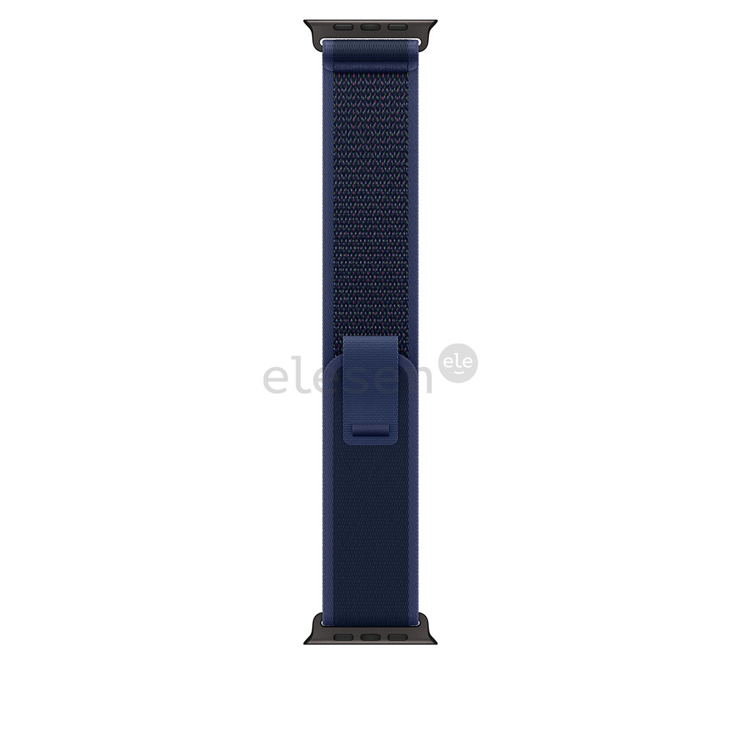 Apple Trail Loop, 49 mm, M/L, black titanium, blue - Watch band