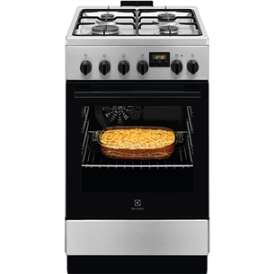 Electrolux 500 SurroundCook, 57 L, plotis 50 cm, nerūdijančio plieno spalvos - Viryklė LKK540232X
