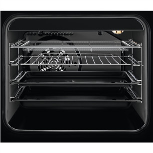 Electrolux 600 Series SteamBake, 58 L, plotis 60 cm, nerūdijantis plienas - Dujinė viryklė su elektrine orkaite
