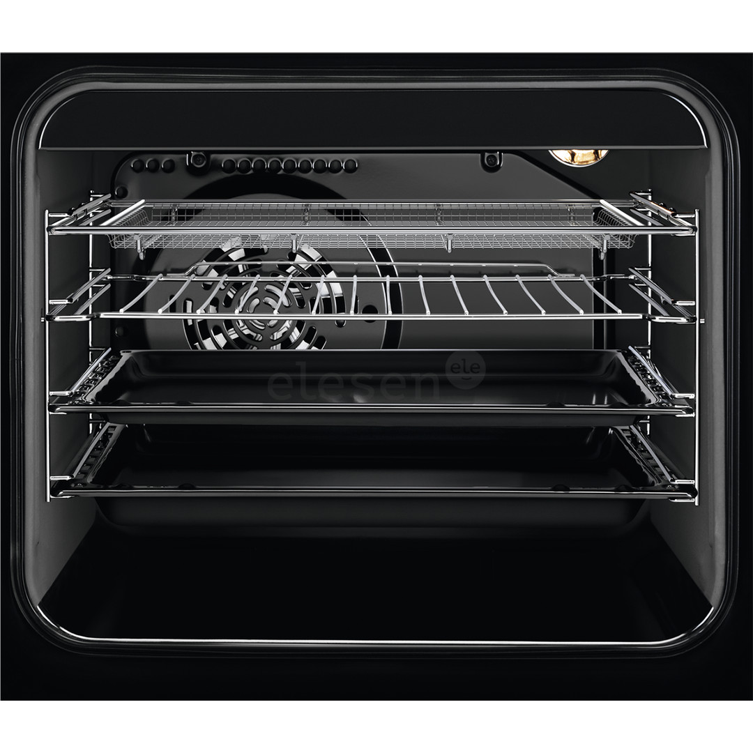 Electrolux 600 Series SteamBake, 58 L, plotis 60 cm, nerūdijantis plienas - Dujinė viryklė su elektrine orkaite