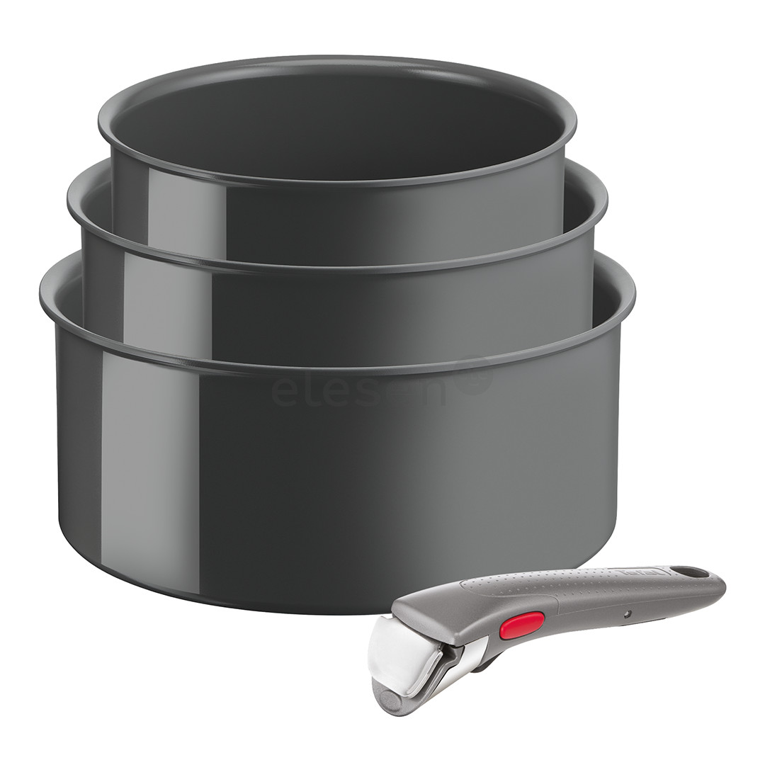 Tefal Ingenio Renew, 4 предмета, 16/18/20 см - Комплект кастрюль + съемная ручка