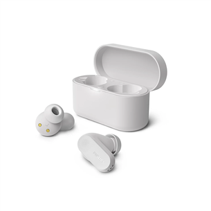 Philips TAT3509, aktyvus triukšmo slopinimas, baltos - Belaidės ausinės TAT3509WT/00