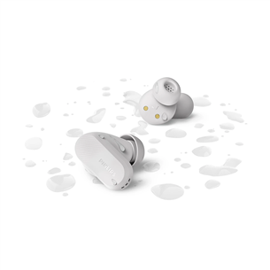 Philips TAT3509, aktyvus triukšmo slopinimas, baltos - Belaidės ausinės