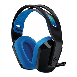 Logitech G535 LIGHTSPEED Wireless Gaming Headset, black/blue - Wireless headset