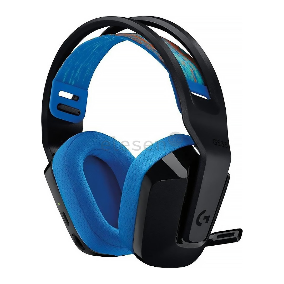 Logitech G535 LIGHTSPEED Wireless Gaming Headset, black/blue - Wireless headset