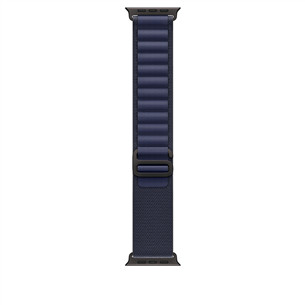 Apple Watch Alpine Loop, 49 мм, Large, черный титан, темно-синий - Ремешок для часов MYPY3ZM/A