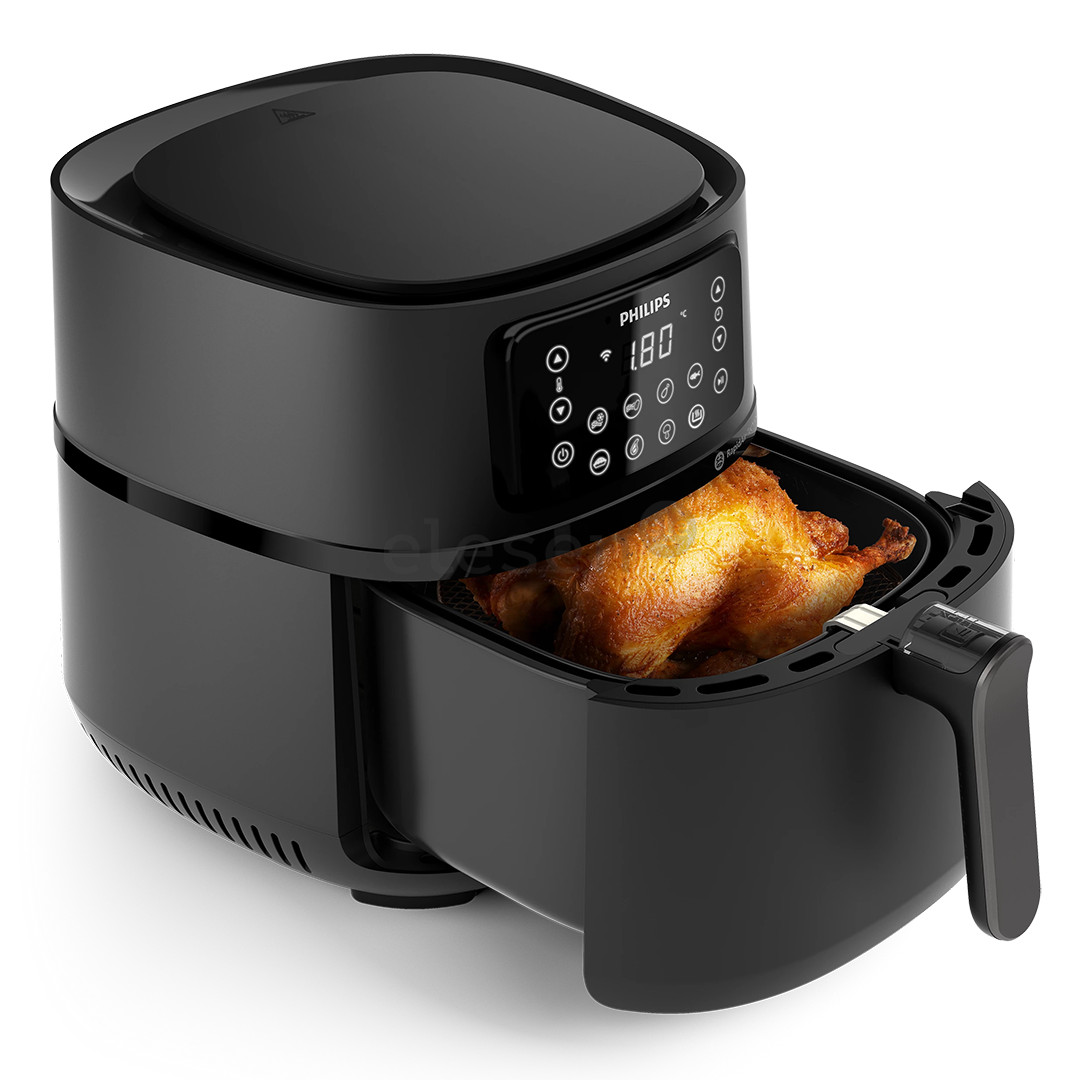Philips Airfryer 5000 series XXL Connected, 7,2 L, 2000 W, juoda - Gruzdintuvė +2 priedai