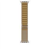 Apple Watch Alpine Loop, 49 мм, Medium, титан, коричневый - Ремешок для часов