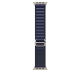 Apple Watch Alpine Loop, 49 мм, Medium, титан, темно-синий - Ремешок для часов