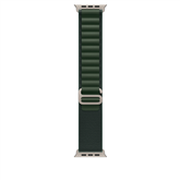 Apple Watch Alpine Loop, 49 mm, Medium, natural titanium, dark green - Dirželis
