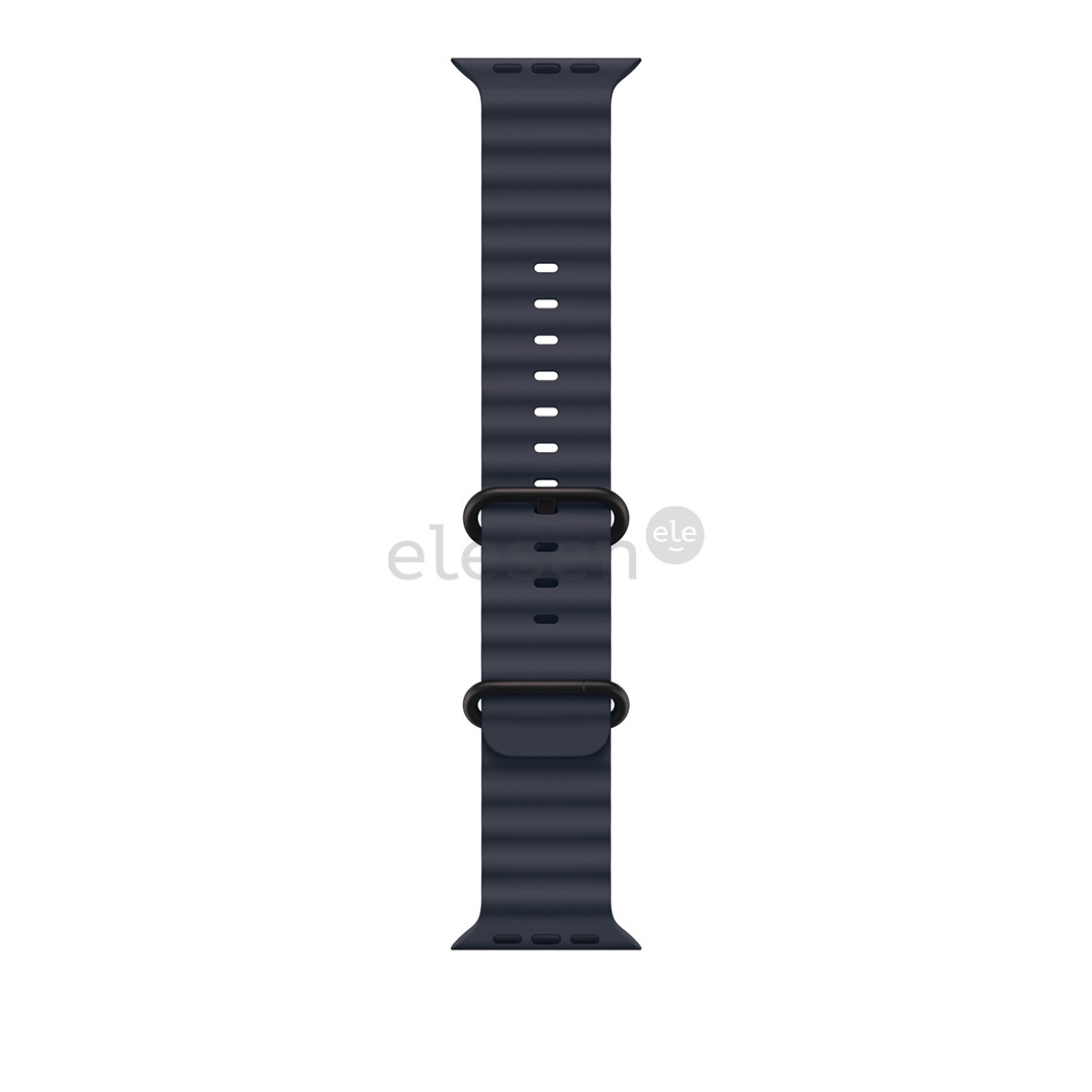 Apple Ocean Band, 49 mm, black titanium, navy - Watch band