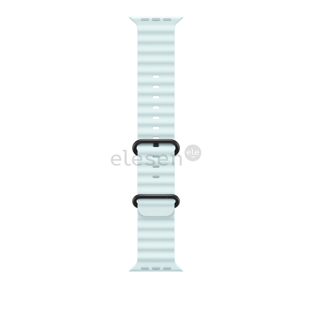 Apple Ocean Band, 49 mm, black titanium, ice blue - Watch band
