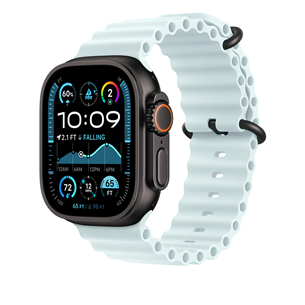 Apple Ocean Band, 49 mm, black titanium, ice blue - Dirželis