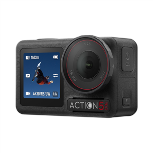 DJI Osmo Action 5 Pro Standard Combo, juoda - Veiksmo kamera
