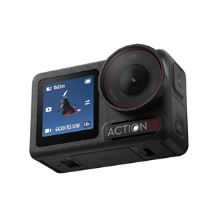 DJI Osmo Action 5 Pro Standard Combo, juoda - Veiksmo kamera