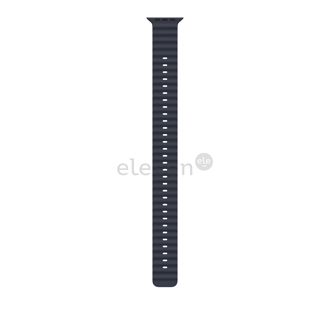 Apple Ocean Band Extension, 49 mm, black titanium, navy - Watch band extension