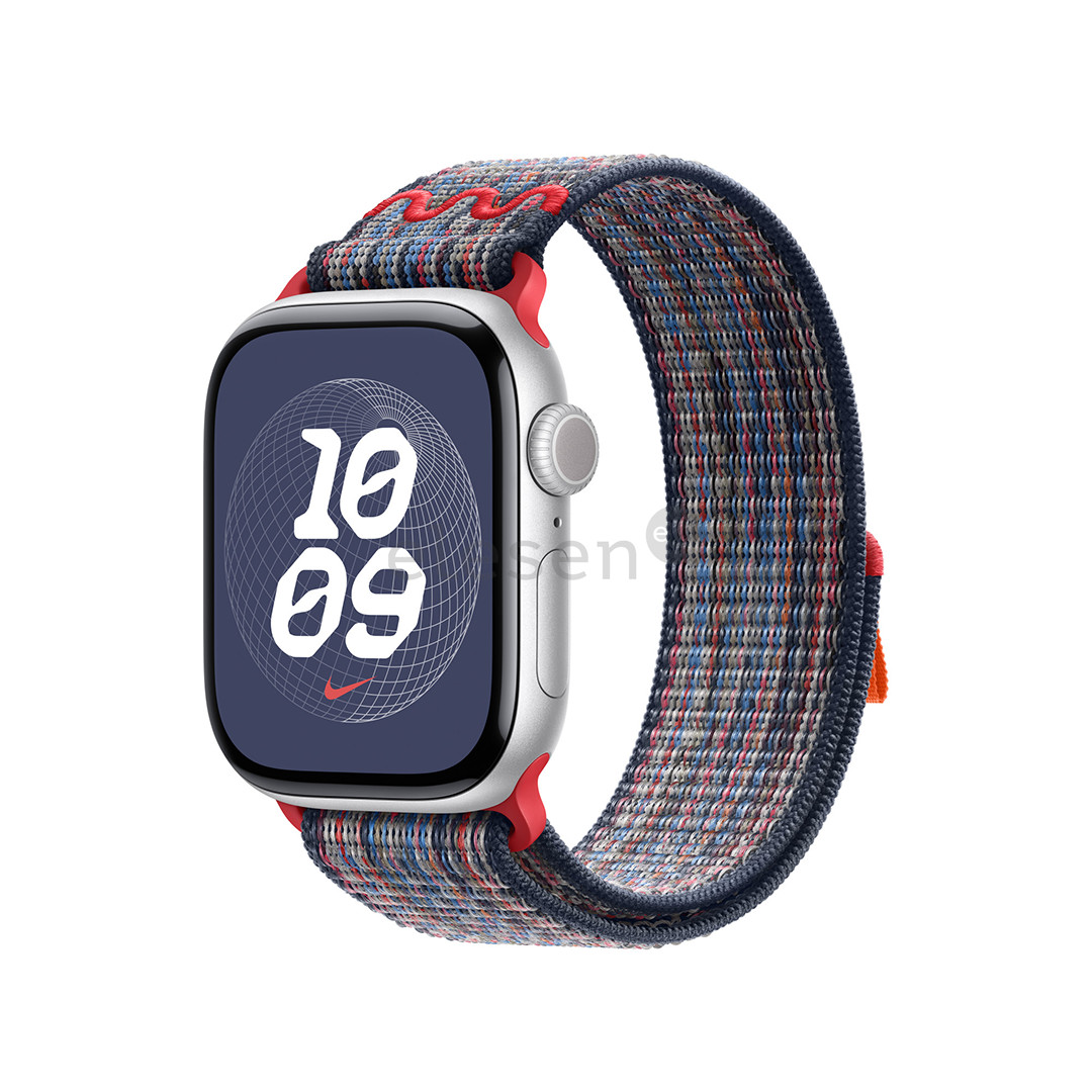 Apple Nike Sport Loop, 42mm, blue/red - Replacement band