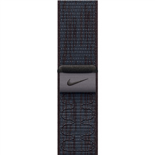 Apple Nike Sport Loop, 42 мм, черный/синий - Ремешок для часов MYJA3ZM/A