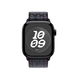 Apple Nike Sport Loop, 42mm, black/blue - Dirželis