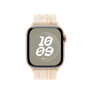 Apple Nike Sport Loop, 42mm, starlight/pink - Dirželis