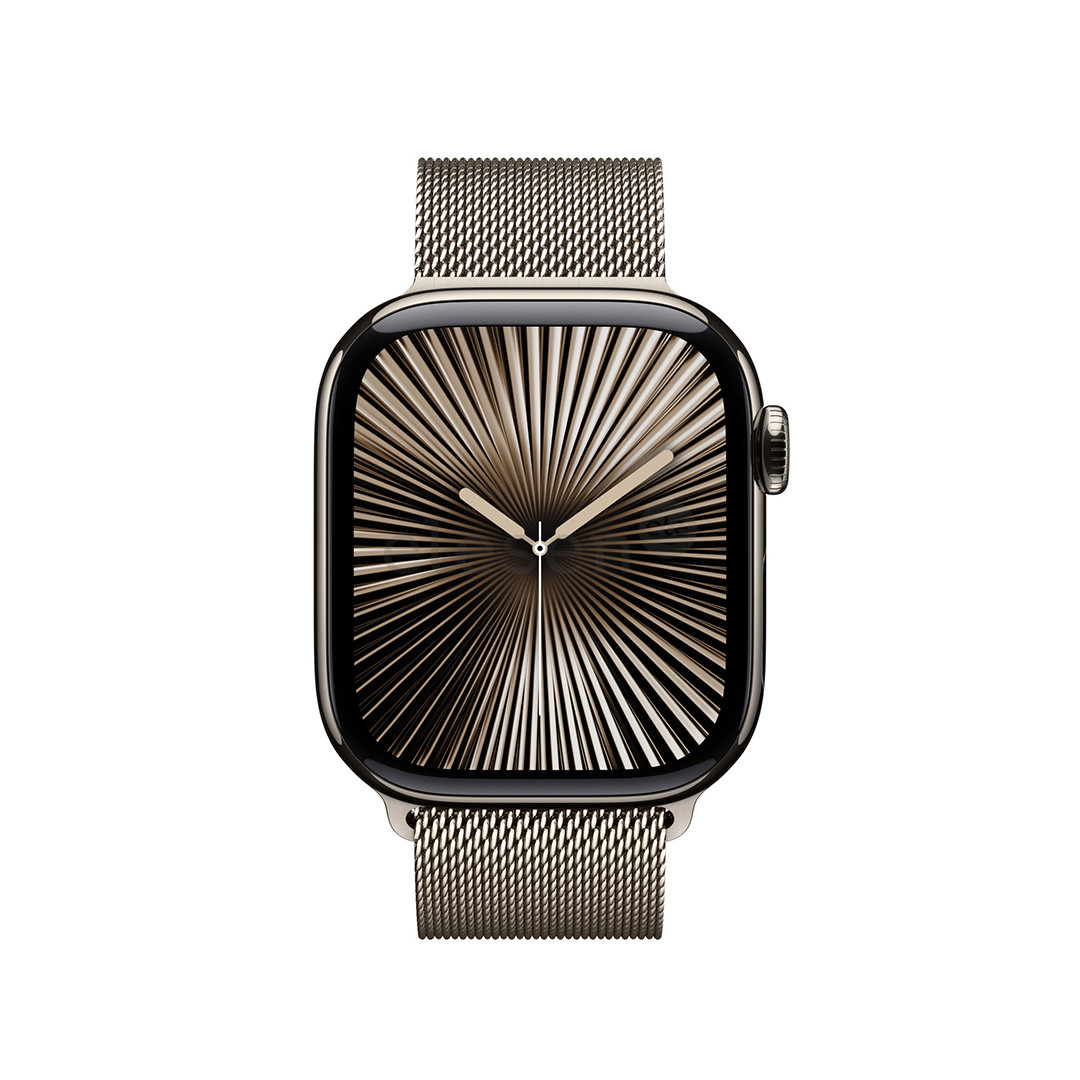 Apple Milanese Loop, 46mm, S/M, natural stainless steel - Replacement band