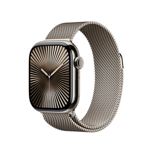 Apple Milanese Loop, 46mm, M/L, natural stainless steel - Dirželis