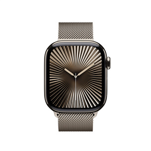 Apple Milanese Loop, 46mm, M/L, natural stainless steel - Dirželis