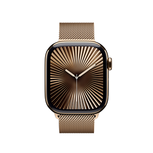 Apple Milanese Loop, 46mm, M/L, gold - Dirželis