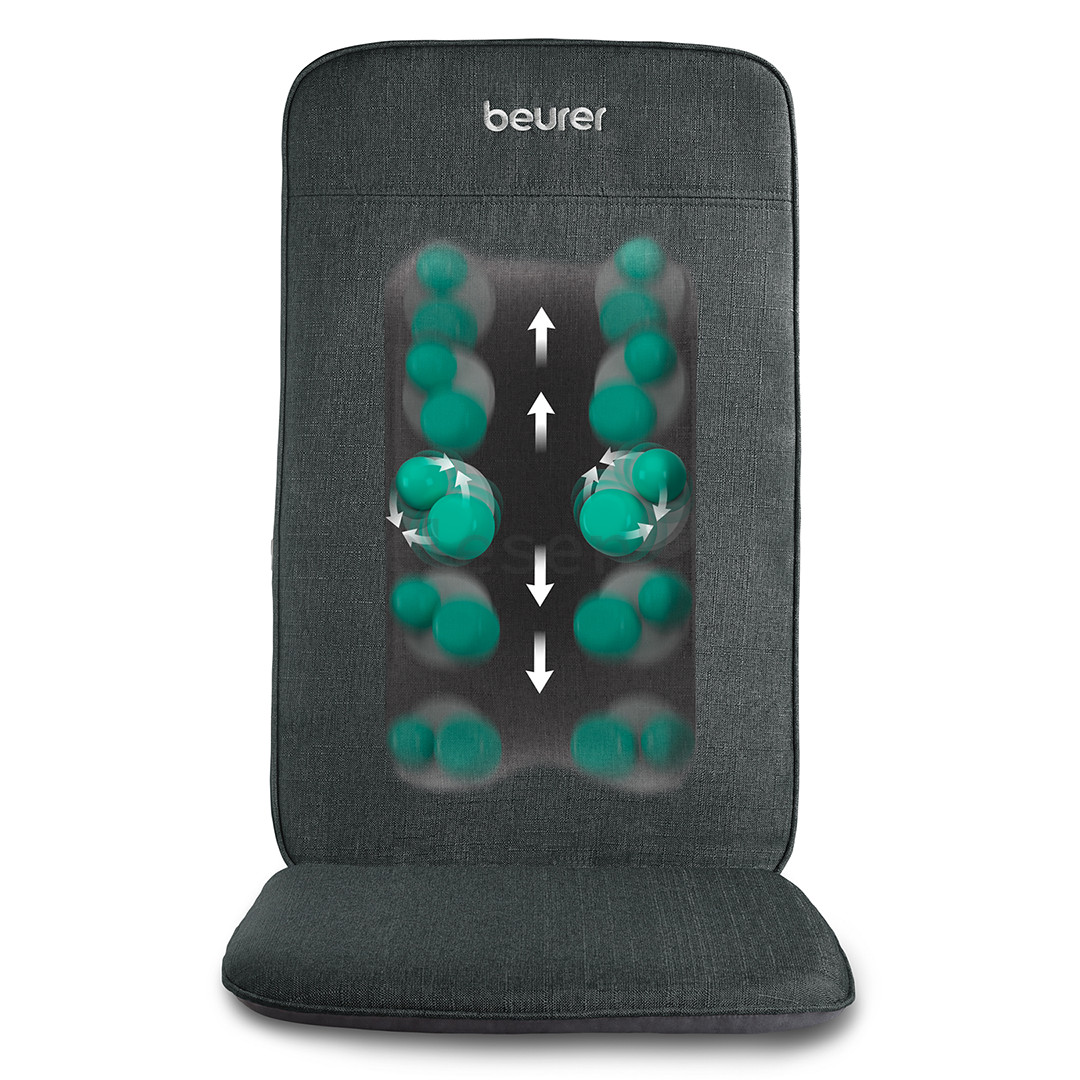 Beurer Shiatsu+, gray - Massage seat cover
