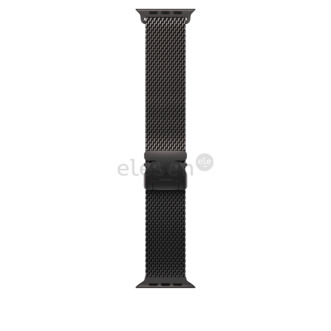 Apple Milanese Loop, 49 mm, Medium, black titanium - Watch band