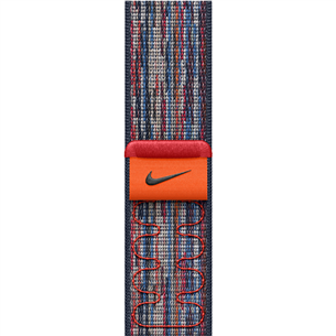 Apple Nike Sport Loop, 46mm, blue/red - Dirželis MXU43ZM/A