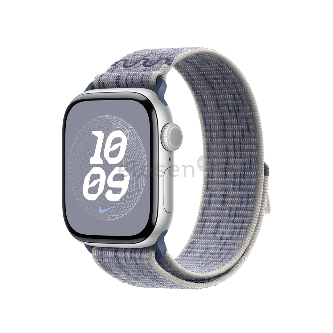 Apple Nike Sport Loop, 46mm, grey/blue - Replacement band